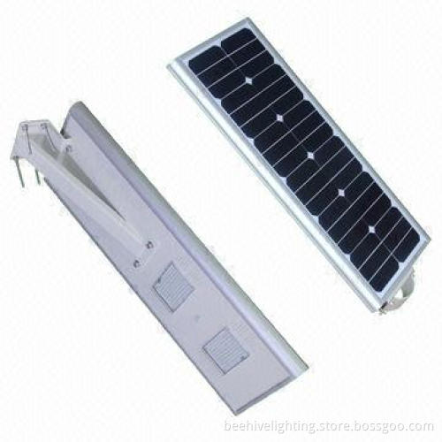 Solar Streetlights, 20W Power, All-in-one Integrated, Easy to Install with Lithium Battery